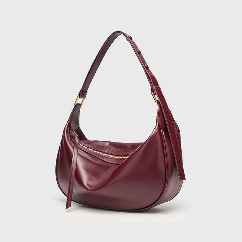 Women's 2024 New Fashion High-Quality Texture Single Shoulder Crossbody Versatile Niche Design Underarm Dumpling Bag