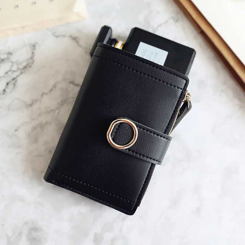 2022 New Fashion Trend Clutch Female Purse Money Clip Wallet Small Zipper Brand Leather Purse Women Ladies Card Bag for Women W250911