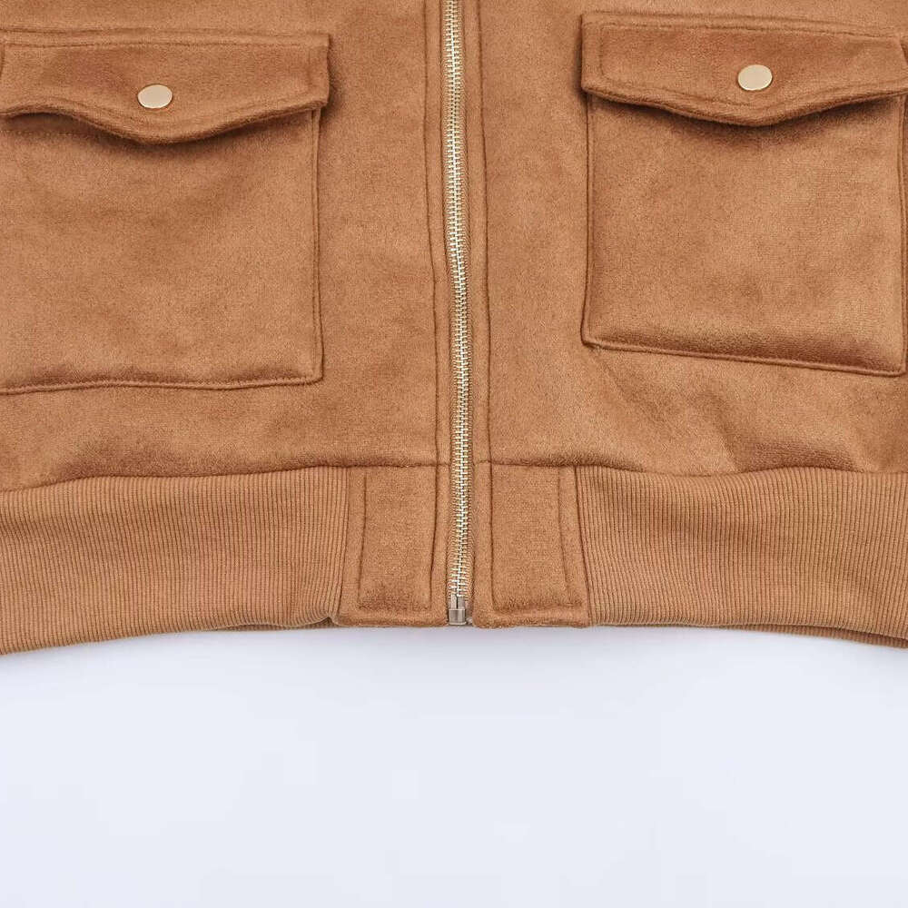 DHEssentials 2025 New Fashionable and Elegant Women's Autumn Winter Commuter Style Double Pocket Jacket Coat