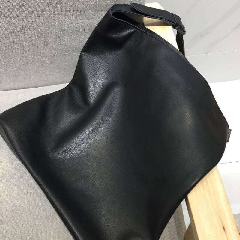 Casual Cow Leather For Women Simple Brand Black Cowhide Laptop Shoulder Bag Vintage Ladies Soft Crossbody Bags 250805 250805