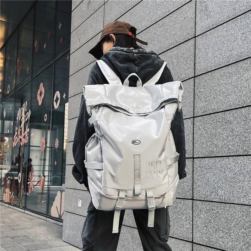 High Street for Men Fashion Outdoor Backpack Women New Streetwear Bags Leisure Unisex Couple Large Capacity Backpacks high-quality