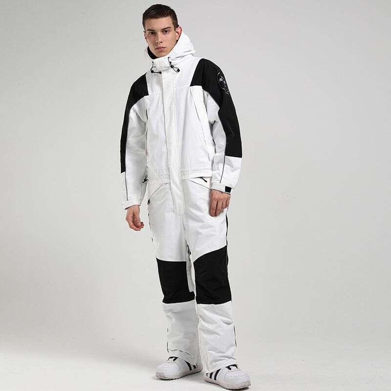 New Ski Female Set Fluorescent Camouflage Warm Waterproof Breathable Night Field Single And Double Board One-Piece Snow Suit