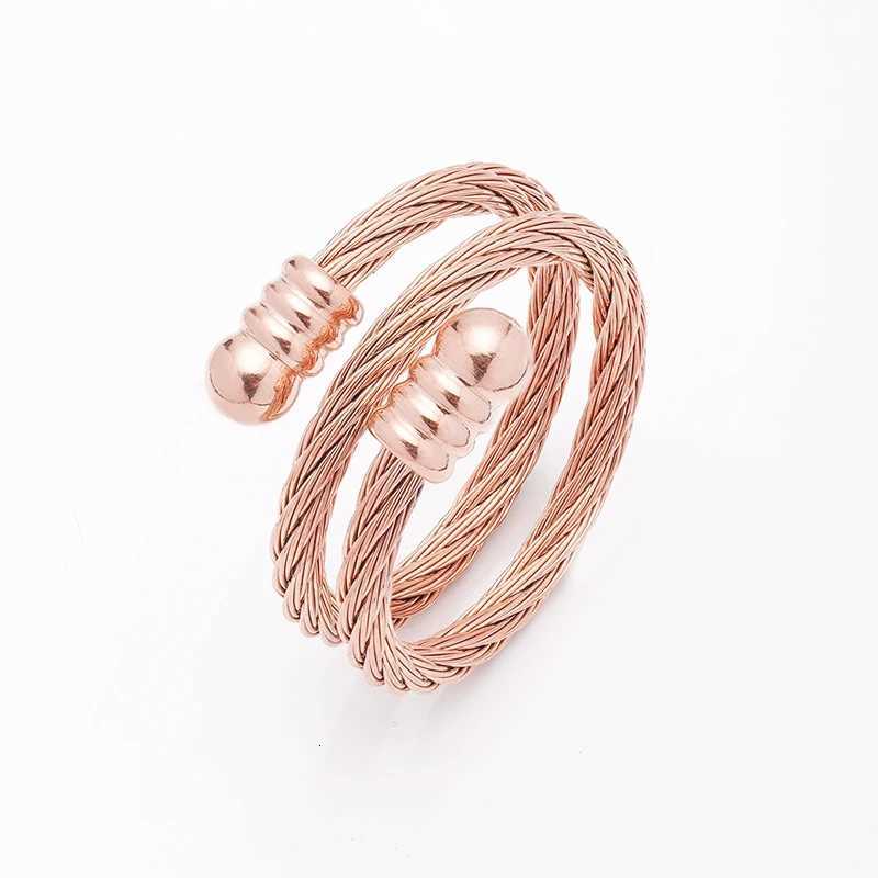 PAXA New Unique Design Vintage Adjustable Distorted Rings for Women Men Fashion Elegant Couple Wedding Party 2023 Jewelry Gifts W250911