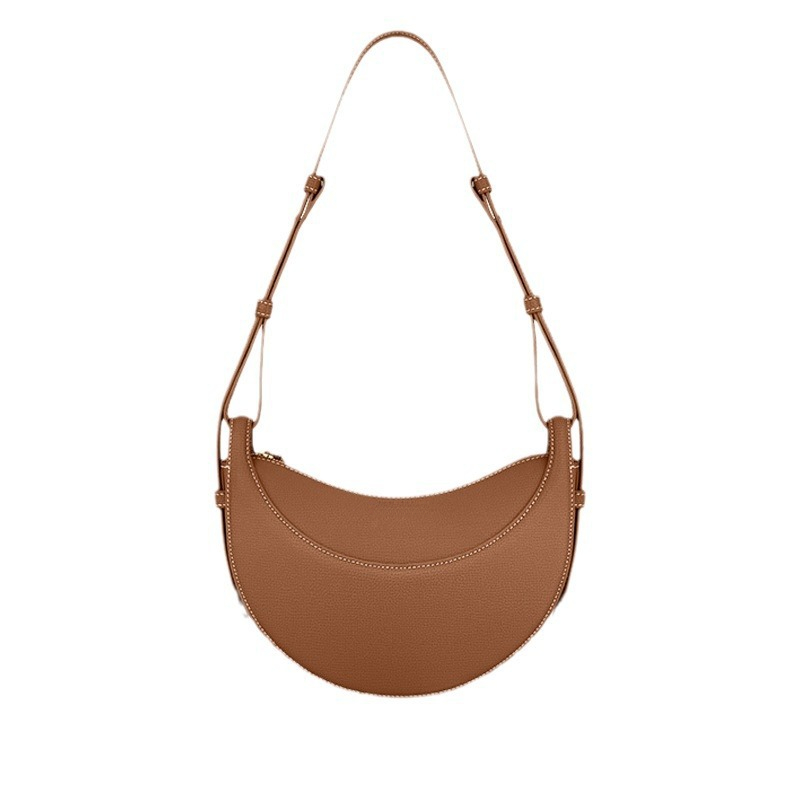 New French crescent bag designer bag shoulder bag messenger bag saddle bag luxury women's bag