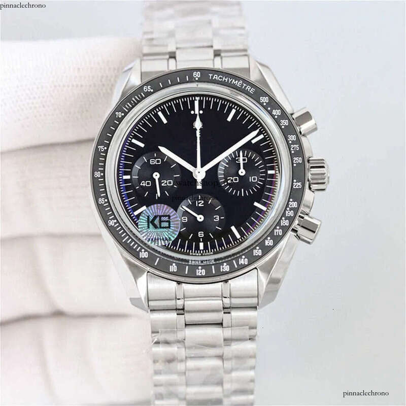 Men's Moonphase Watch: Speed Master Professional 42mm SuperClone - Automatic Chronograph, Steel Band, 3861 Movement AAAAA 5A Quality