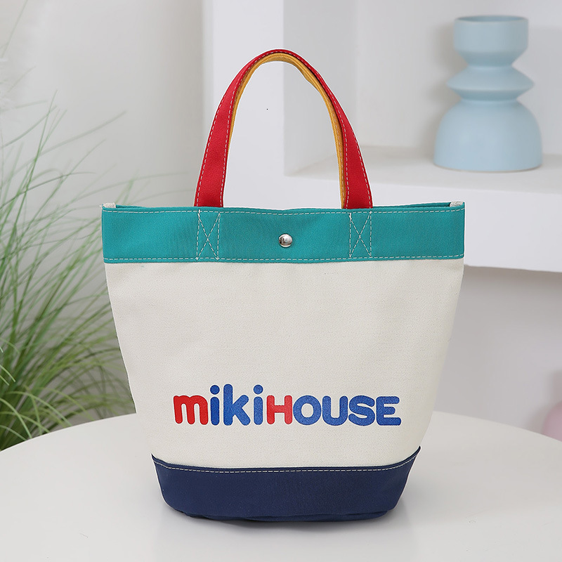 Japanese Luxury Bag Style Cartoon Embroidered Canvas Free Shipping Tote Bag New Casual Letter Large Capacity Mommy Bag Trendy Large Capacity Designer 