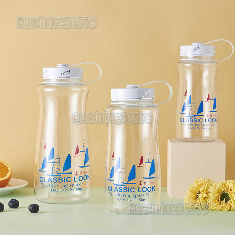 Large Capacity Sports Water Cup Simple Style High Temperature Resistant Explosionproof Plastic Cup Outdoor Leakproof Space Water Cup H250911