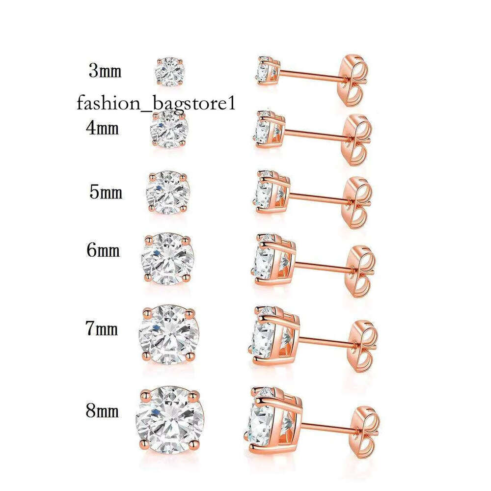 MYF Manufacturer Wholesale Moissanite Earrings Men Unique Sterling Sier Jewelry Moissanita Joyeria
