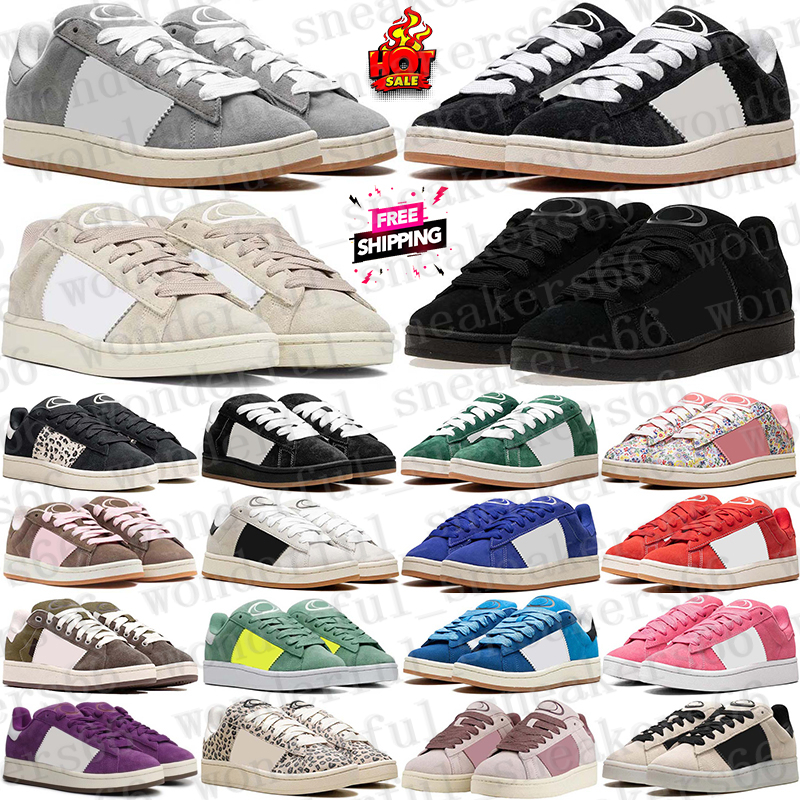 Free Shipping Designer sneakers shoes campus 00s campuses chaussure for mens womens black grey men trainers scarpe Plate-forme casual luxury
