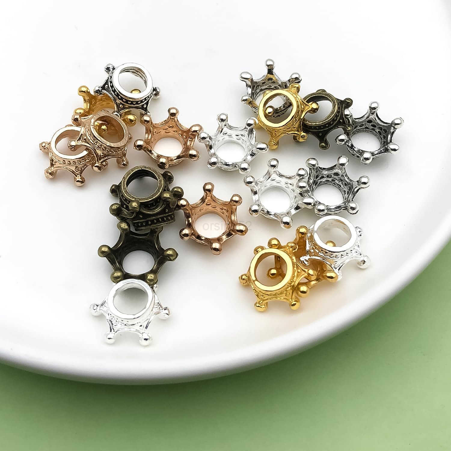 70pcs Alloy antique silver hollow large hole bead set series Pendant Jewelry Making DIY Keychain Earrings Pendant Various Design Charms for Jewelry Ma