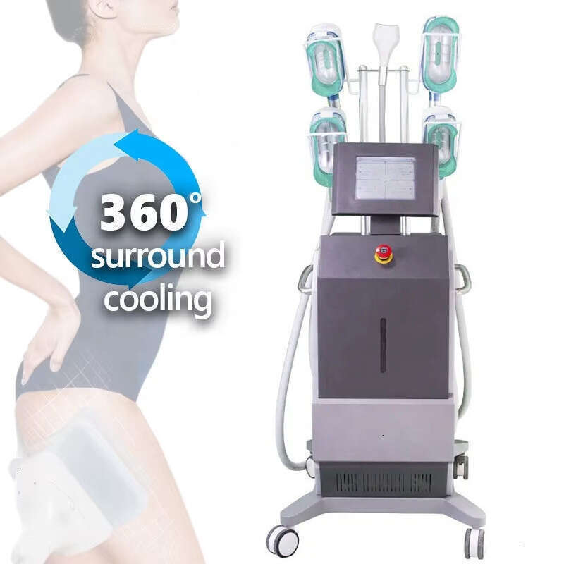 Hot High Efficiency Cryo Slimming Equipment 5 Handles Cryolipolysis Fat Freezing Weight Loss Body Contouring Cryotherapy Butt Lifting Instrumen