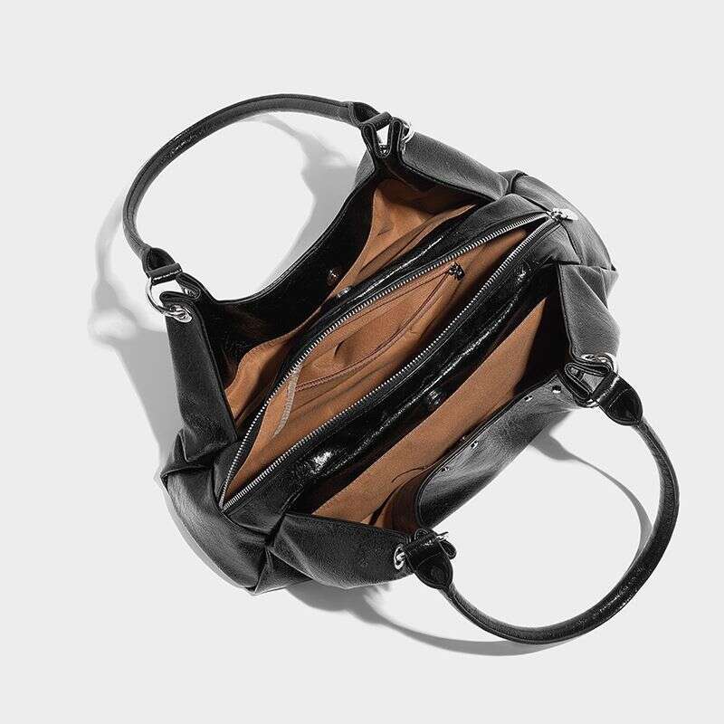 Glossy Leather Millennium Design Single Shoulder Underarm Large Capacity Handbag