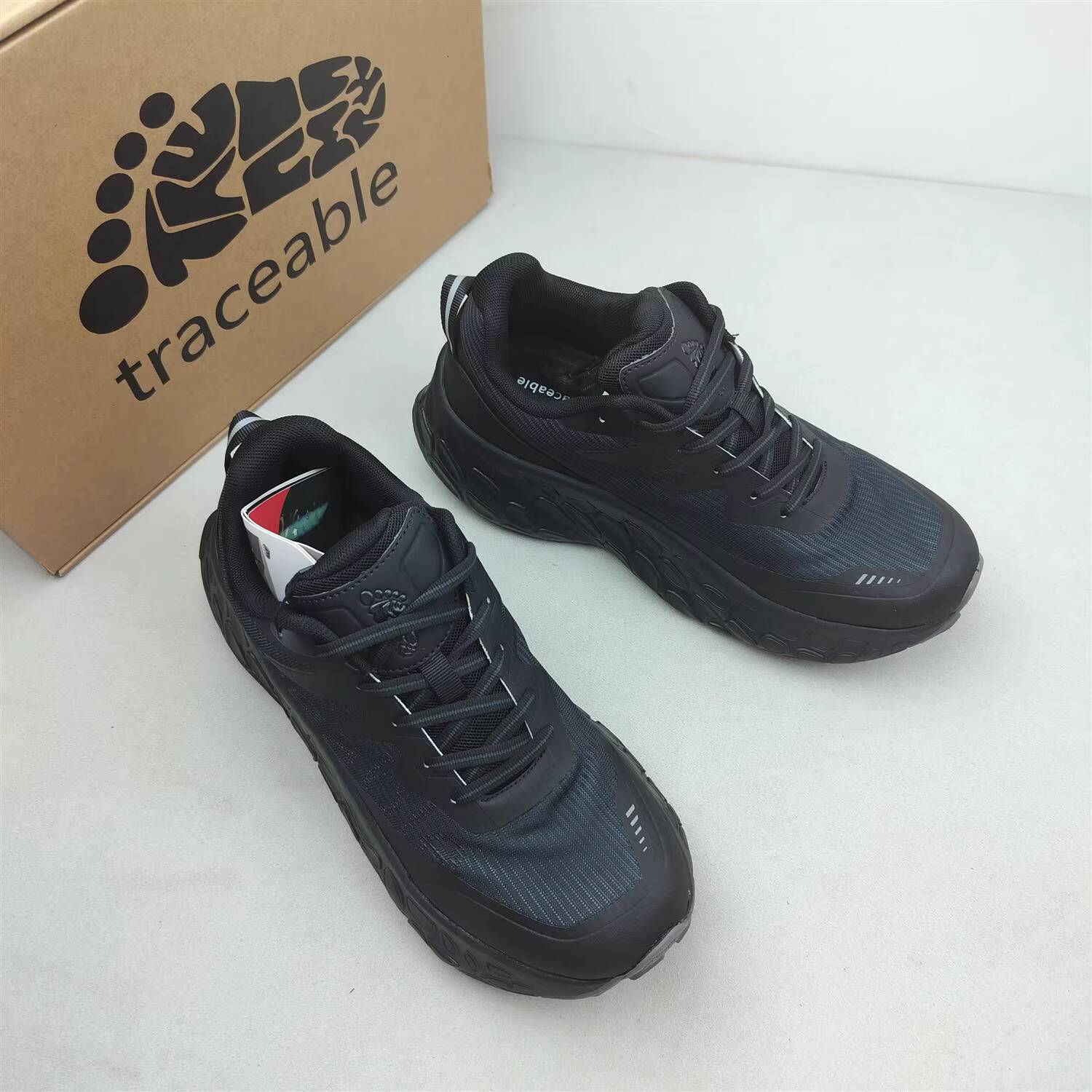 TGPL Traceable Bigfoot Trail Running Men Wide Last All Terrain Hiking Women Thick Bottom Sports Shoes