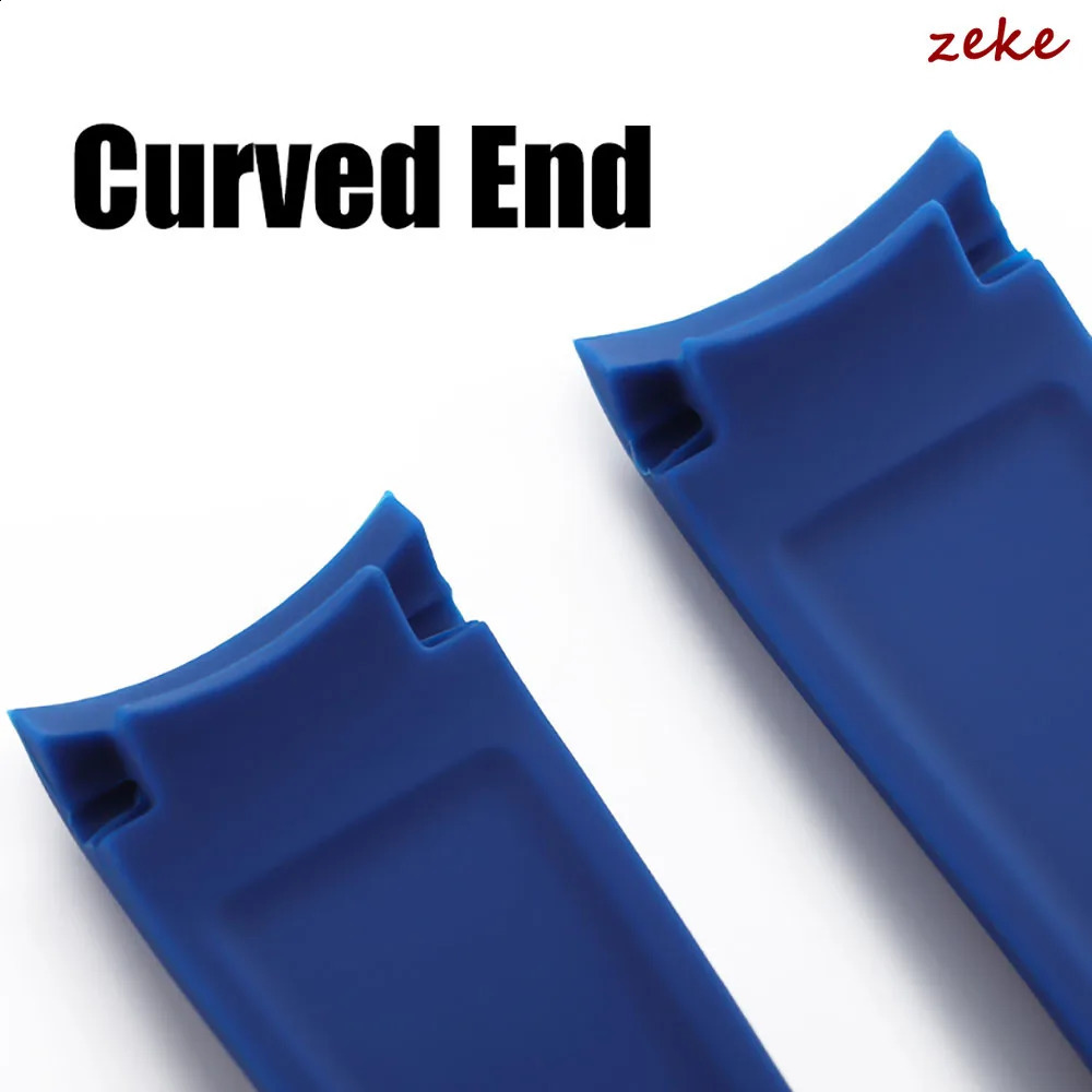 High Quality Curved End Rubber Strap 20mm 22mm Silicone Watch Band for Moon Bracelet Waterproof Wristband 250910