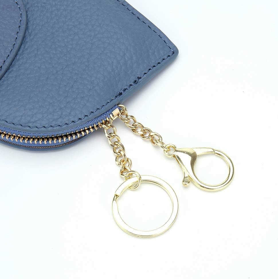 Leather Women Mini Coin Purse Female Cute Elephant Mini Creative Wallet with Key Chain Zipper Bag BlackW250911