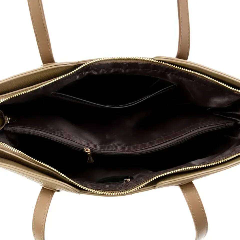 Solid Big Hand Bag For Women Designer Shoulder Top Handle Bags Large Capacity Tote Ladies Purses And Handbags Sac A Main