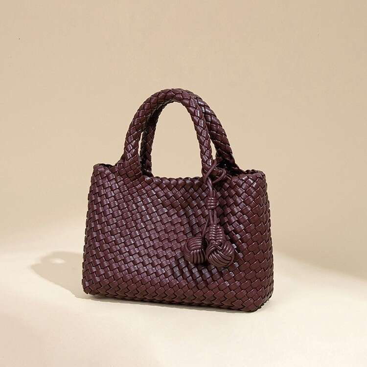 Handwoven Basket for Women New Casual Shoulder Handbag Fashion Versatile Tote Small Bag