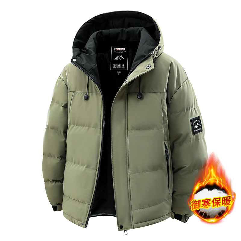 Free shipping designer hot selling high-quality winter new hooded cotton jacket mens fashionable thick down cotton jackets