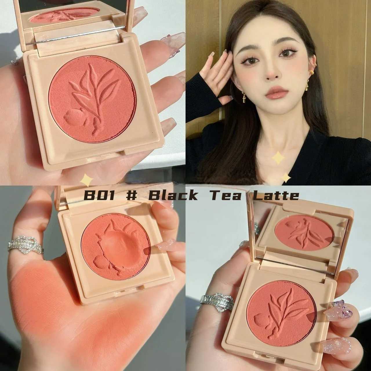 CandyBella Cream Blush Mousse Texture Waterproof Sweatproof LongLasting Shimmer Matte Finish Bouncy Cheek Color W250911