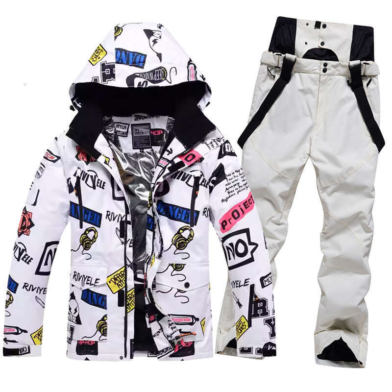 Ski Suits For Men, Windproof, Waterproof, Warm Breathable, One Piece Delivery, Single Double Board Skiing Clothes And Pants