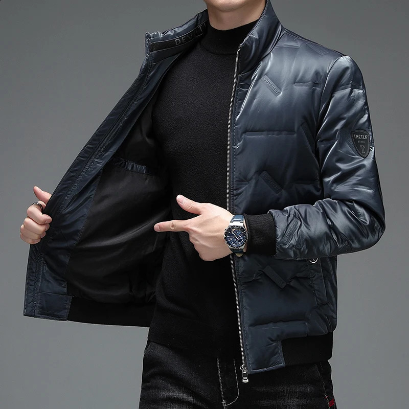 Winter ner Casual Fashion Streetwear White Duck Down Jacket Mens Wenter Windbreaker Puffer Coats Clothes 250911