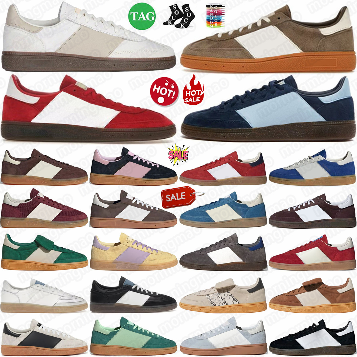 hand ball spe zial designer shoes sneakers mens shoe Women Earth Strata Gum Navy Aluminum Wonder Beige Black Night Indigo Chalky Brown Clear Pink Wonder Leopard