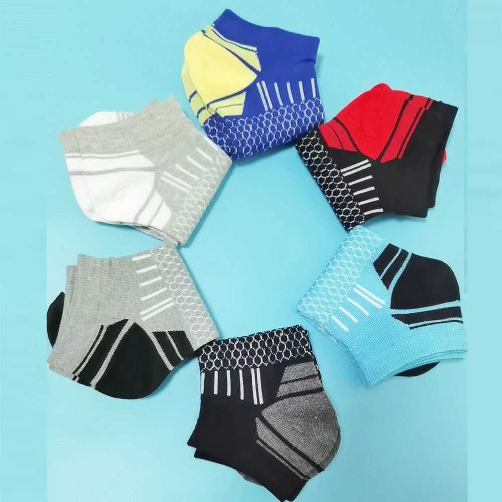2025 New High Quality Short Athletic Ankle Socks Mens Running Casual Sports Socks Waist Honeycomb Design Socks Gifts D250911