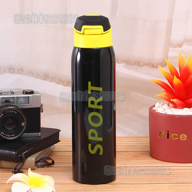 304 Stainless Steel Insulated Cup Outdoor Sports Water Bottle Hiking Travel Portable Straw Cup Business Gift H250911