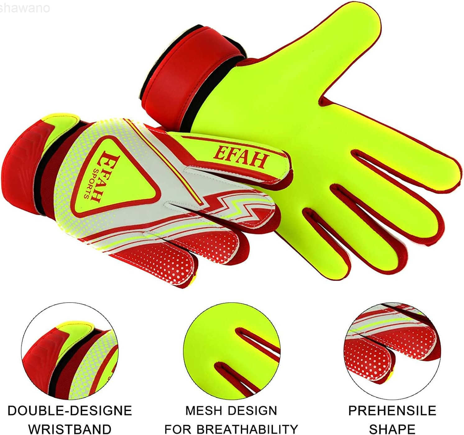 Soccer Goalie Goalkeeper Gloves for Kids Boys Children Football Gloves with Strong Grips PalmsW250911
