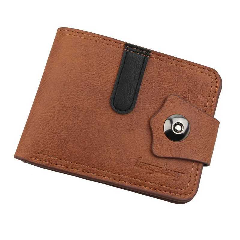 Mens Leather Wallet Short Purse for Man Wallets 2023 Credit Card Holder Money Bag Coin Bag Hasp Small Wallet Portafoglio Uomo W250911