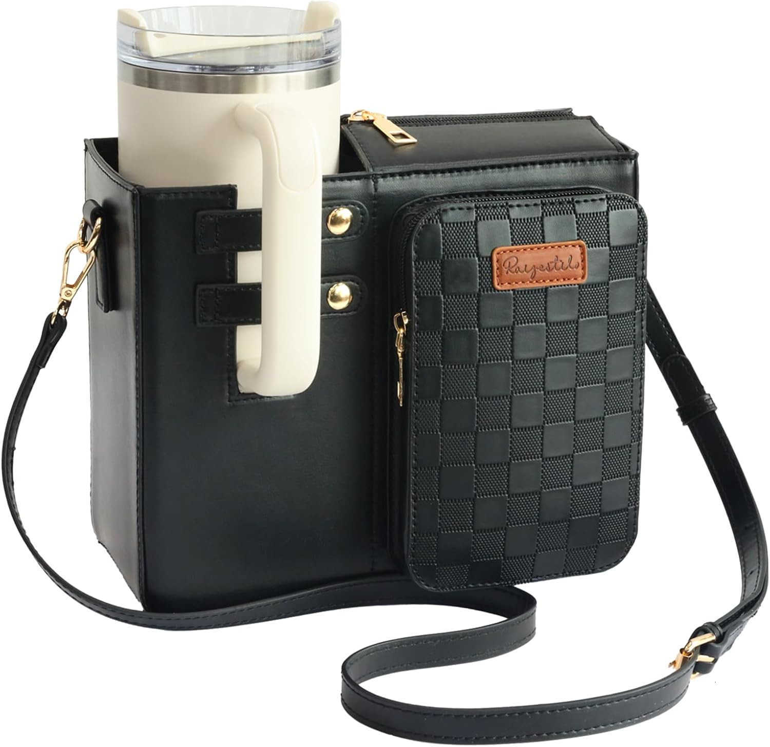 Bag Crossbody for Stanley Cup Purse Water Bottle Bag Holder Crossbody with Stanley Cup Adjustable Women Shoulder Strap BagW250911