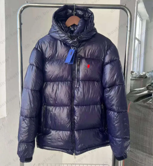 Men's pols Jackets Women Winter Puffer Down Jackets Coats Zipper Designer Outerwear Clothing Fashion Parkas Men Windbreaker Thick Warm Embroidered Hooded 2xl