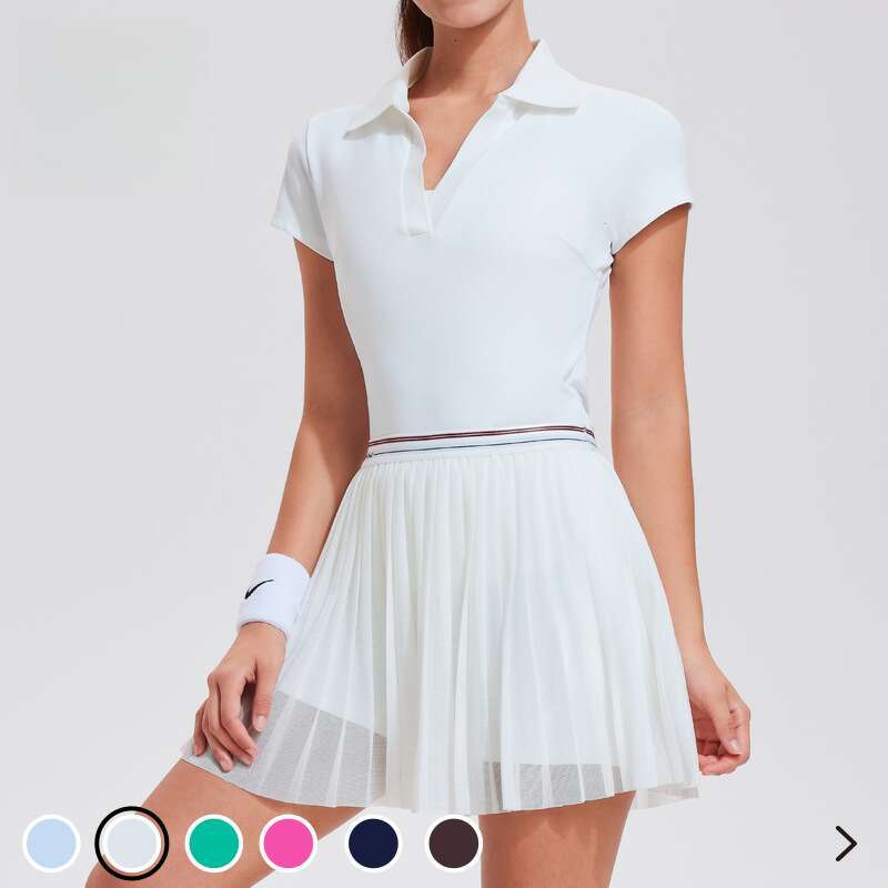 Cross-border New Tennis Women, Breathable Feiss Half Skirt Morning Runs, Summer Chuid-dry Professional Badminton Set for Women