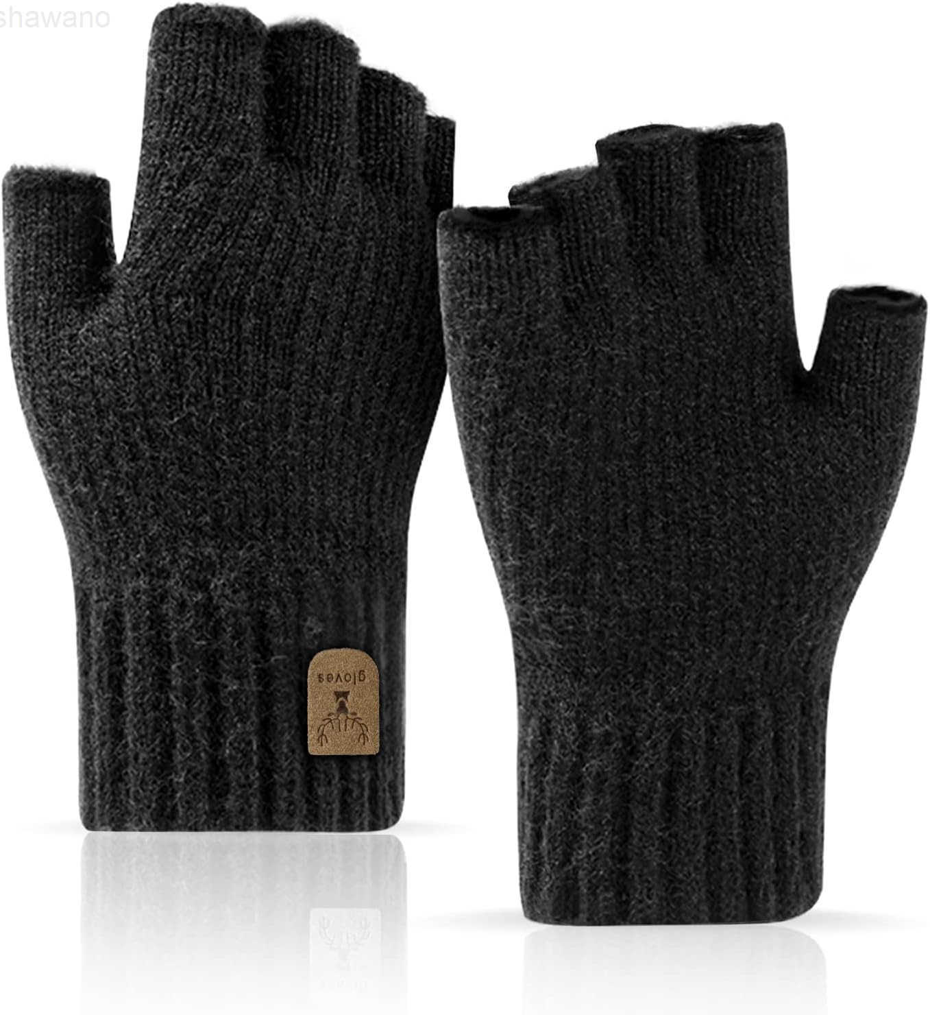 Gloves Half Finger Winter Warm Knitted Gloves Working Running Biking Driving for Men and WomenW250911