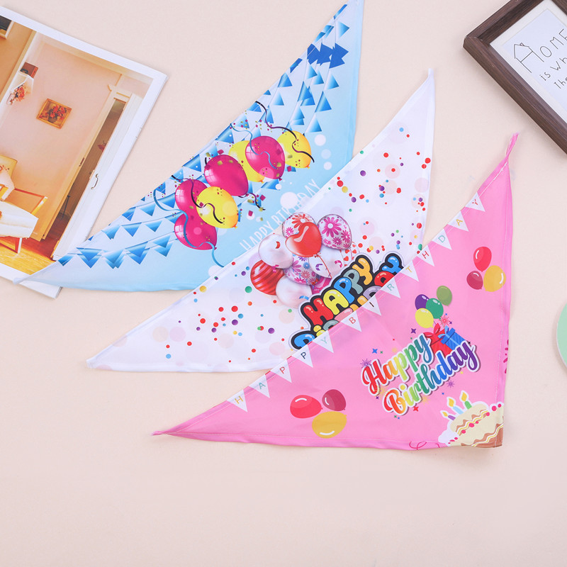 Fashion Items Happy Birthday Pet Drool Towel