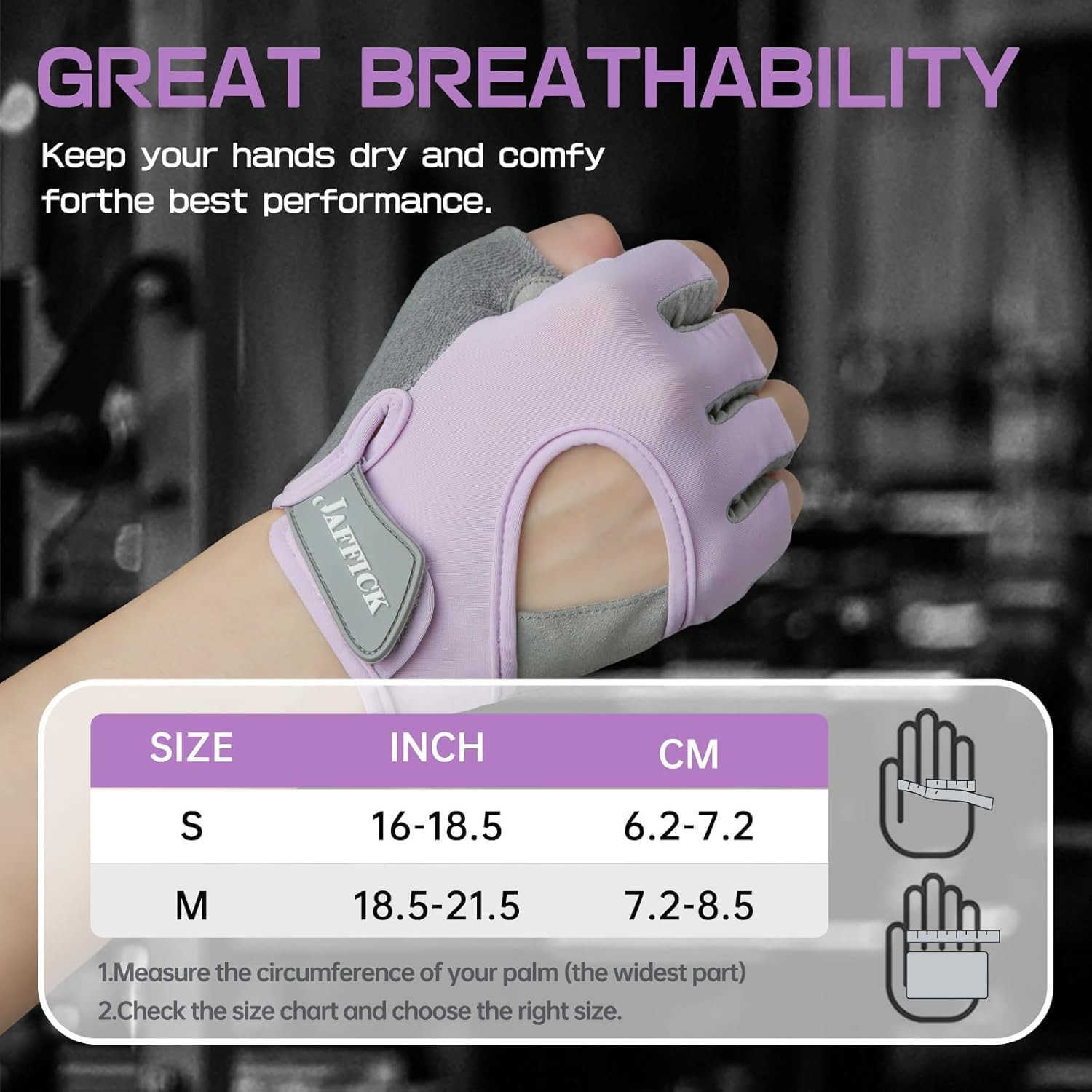 Workout Gloves for Women Lightweight Breathable Fitness Gloves with NonSlip Grip for Gym Weightlifting Cycling and TrainingW250911