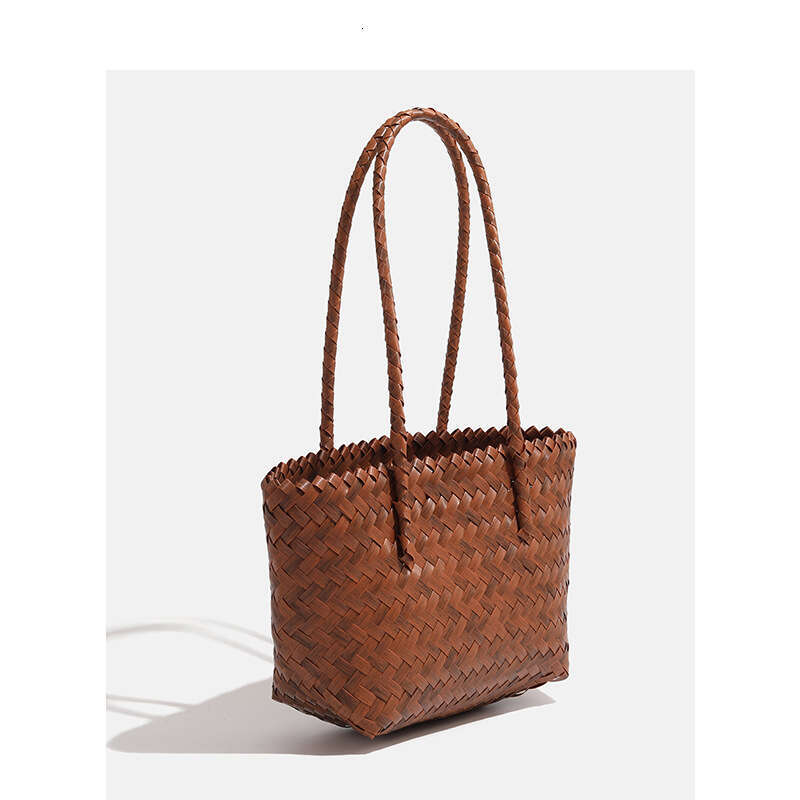 New Fashion Designer Bags Straw Woven Bag Large Capacity Shoulder Handbag for Women