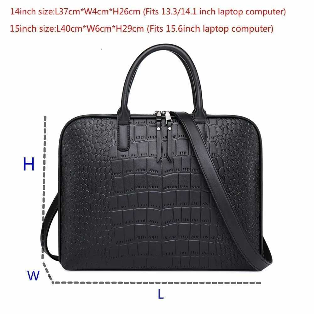 Ladies Computer Handbags For Women Office Handbag Girls Leather Shoulder Bag Woman Business Laptop Briefcases For Lenovo Hp Dell Z250906