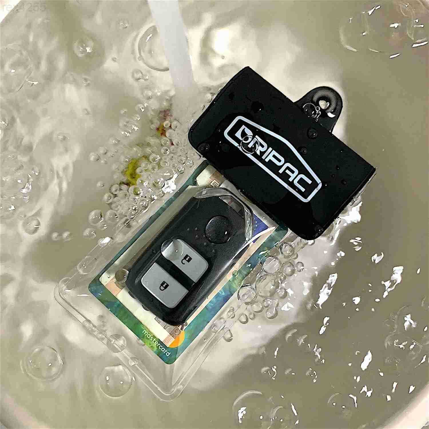 Waterproof Car Key FOB Case Waterproof Wallet Waterproof Holder Pouch For Key ID Badge Credit Card MoneyBlackW250911