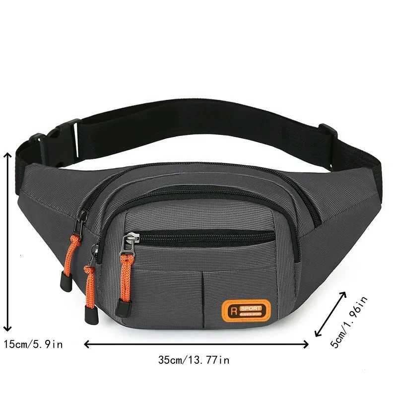 Mens and womens large capacity crossbody chest bag portable multifunctional mobile phone bag Z250911