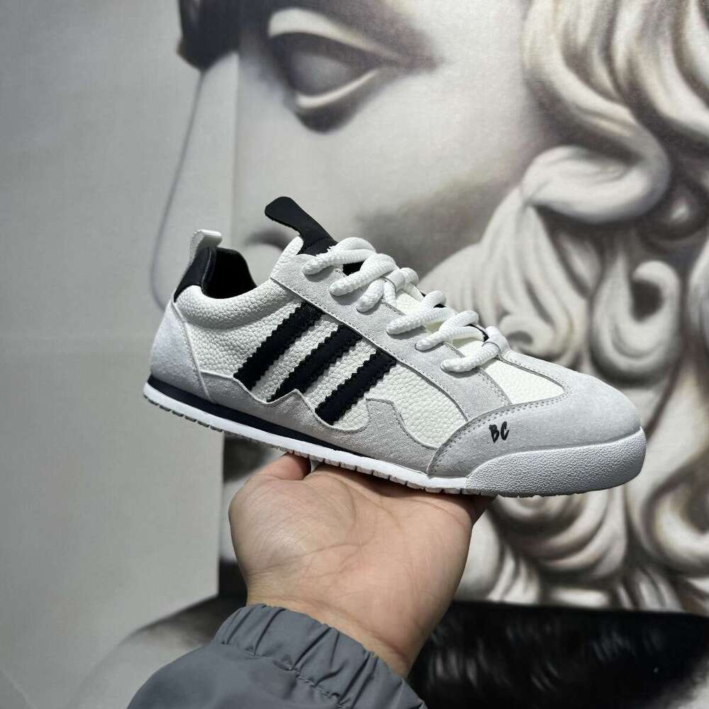 Sneakers 2025 Spring Leather Casual Trendy Versatile Soft Sole Forrest Gump Men's Lace-up Low-top Shoes