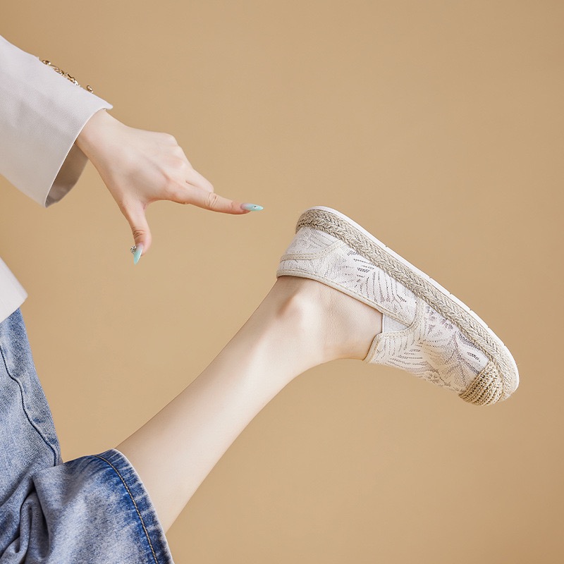 hot New High quality merchants Summer Casual Soft Portable Walking Flat Soles for Breathable Sneakers Women Canvas Shoes dh5367242