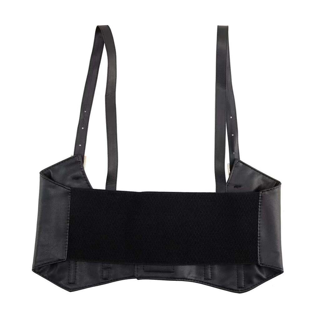 Street Fashion Strap Decoration Black Ins Punk Style Suspender Belt for Suit Women Waist Cincher