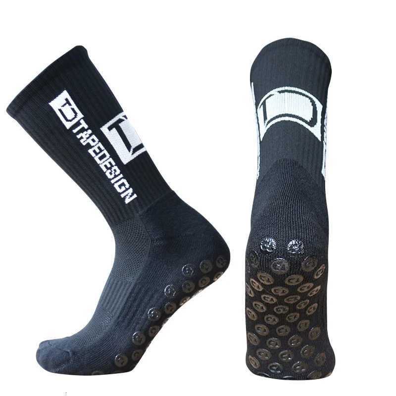 tapedesign football socks Round Silicone Suction Cup Grip Anti Slip Soccer Socks Sports Men Women Baseball Rugby Sock D250911