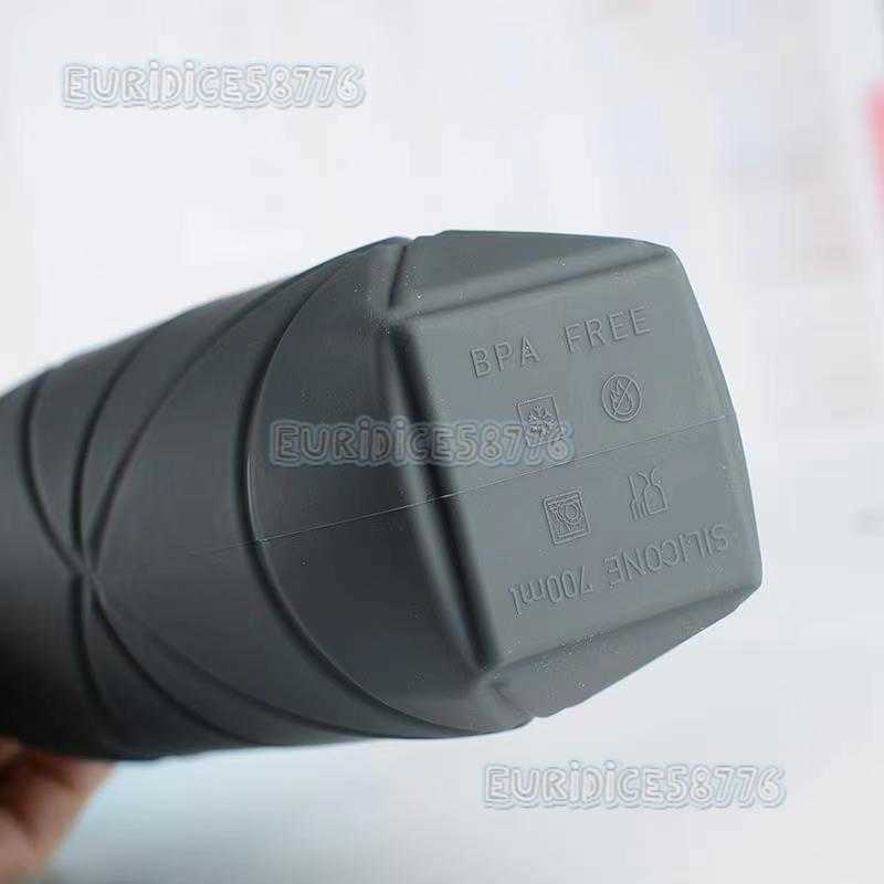 Folding Diamondshaped Water Cup Outdoor Portable Sports Water Cup Steel Lid Cup Creative Water Bottle H250911