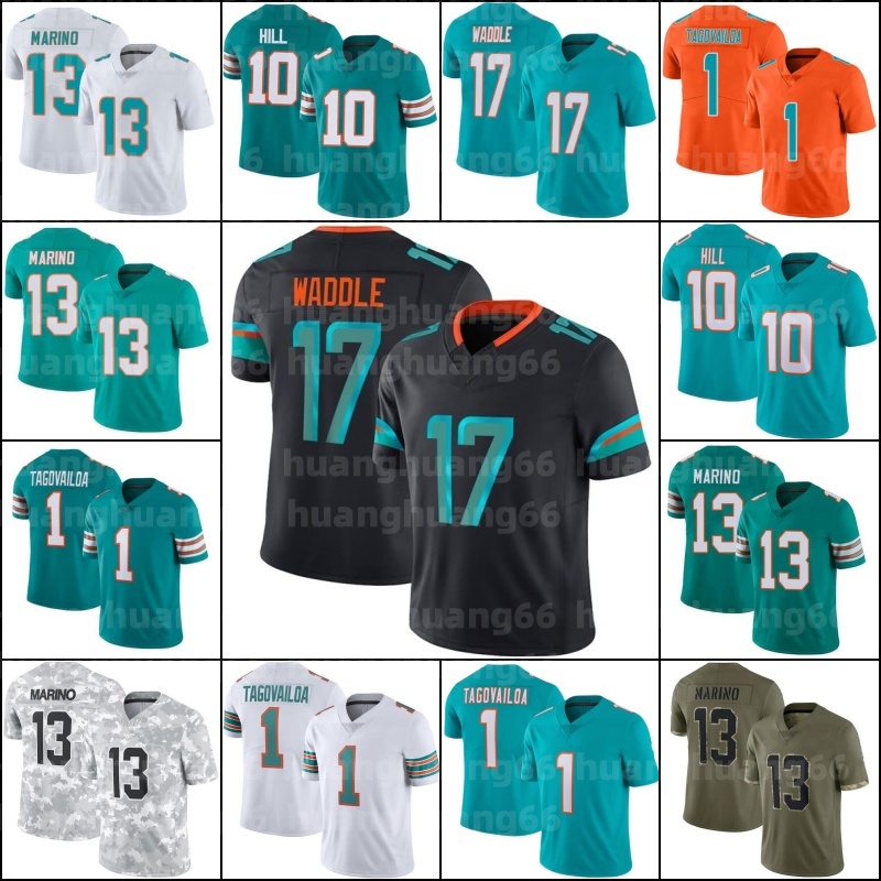 Tyreek Hill Tua Tagovailoa Jaylen Waddle Football Jersey Devon Achane Bradley Chubb Dan Marino Chop Robinson Quinn Ewers Kenneth Grant Jaylen Wright Darren Waller