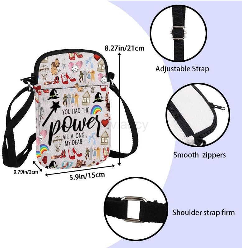 Cross Body Bag You Had The Power All Along My Dear Messenger Bag Cartoon Inspired Shoulder Bag The Power CBW250911
