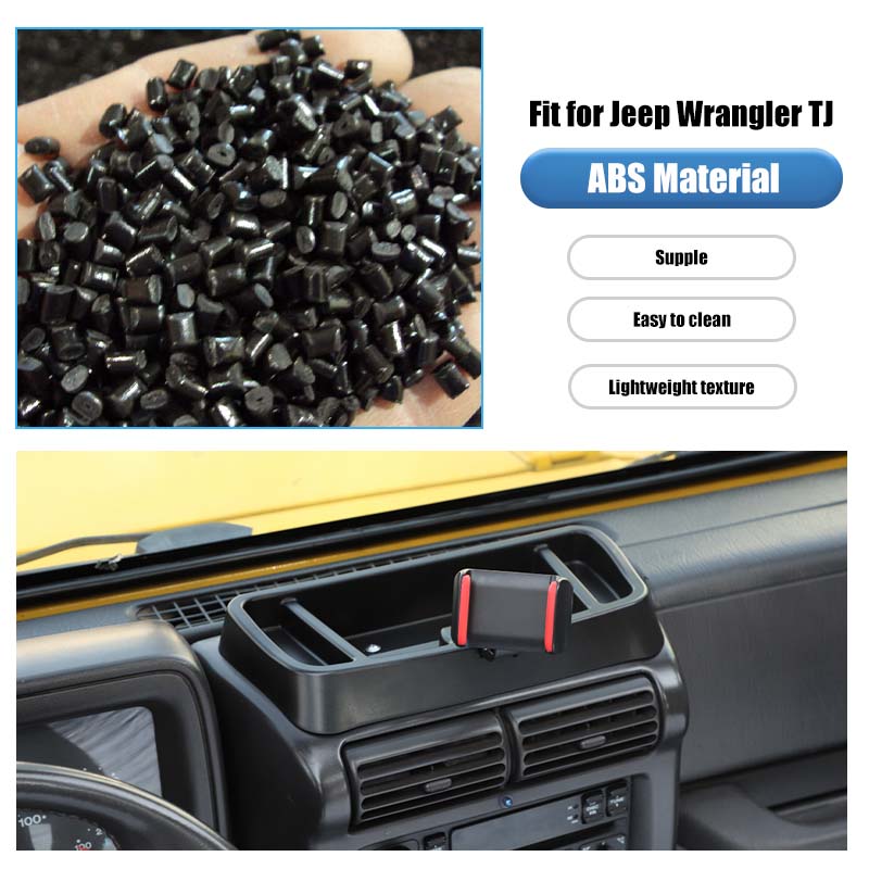 Car High-quality Car Phone Stand Bracket For Jeep Wrangler TJ 1997-2006 Interior Accessory Decoration