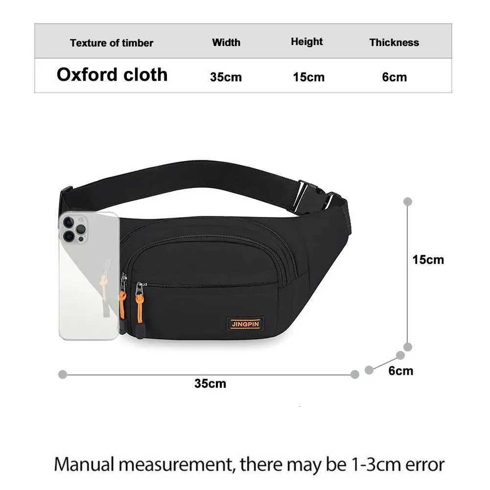 New Waist Bag for MenWomen Sports Running Phone Pack Multifunctional Work Cash Wallet Business Money Pouch Z250911