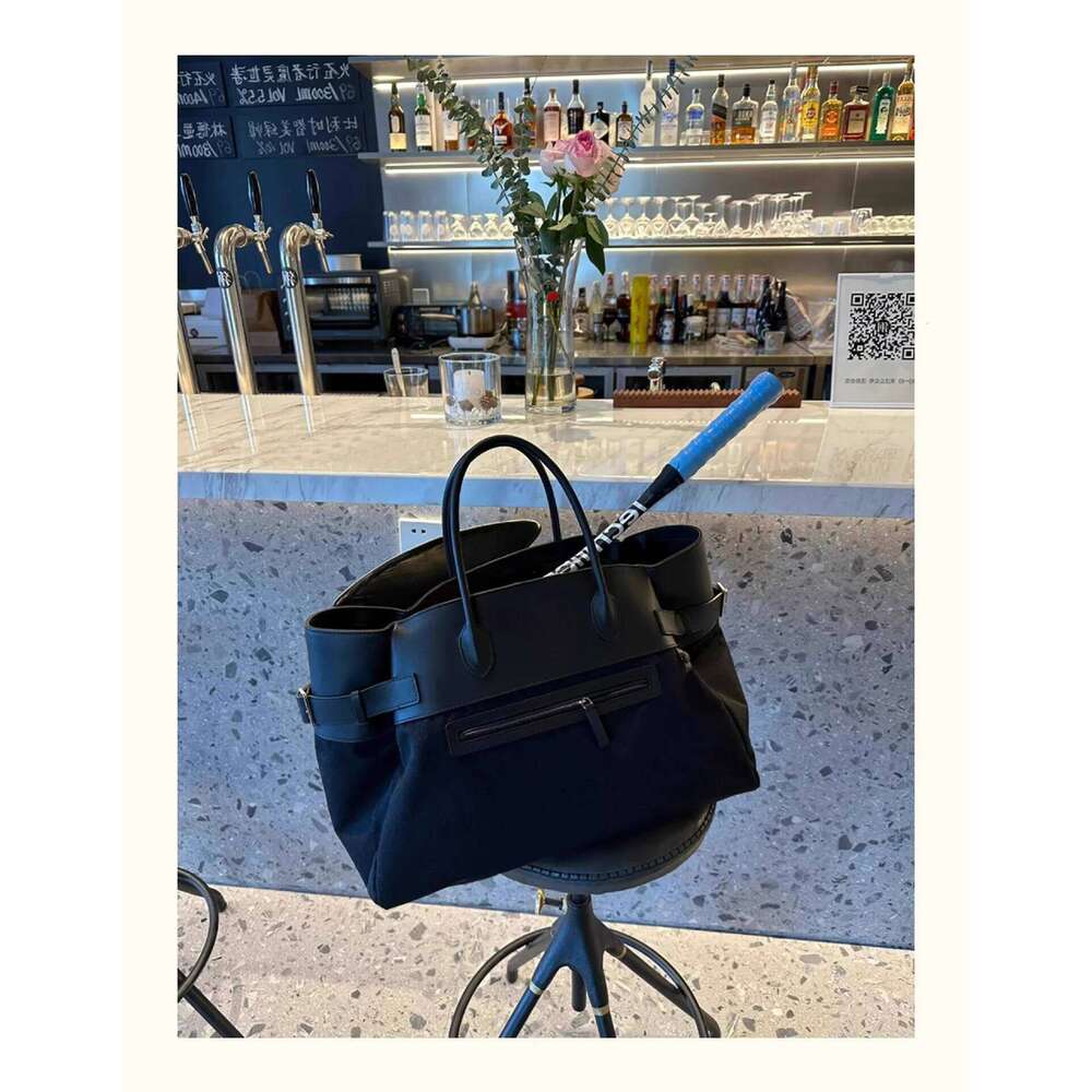 Margaux 17 Inside Out Genuine Leather Tote Bags For Women Classic Handbags Pocket Large Capacity Shoulder Bag